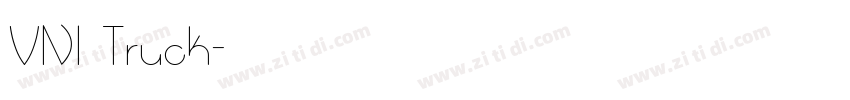 VNI Truck字体转换